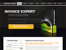 Tablet Screenshot of invoiceexpert.com